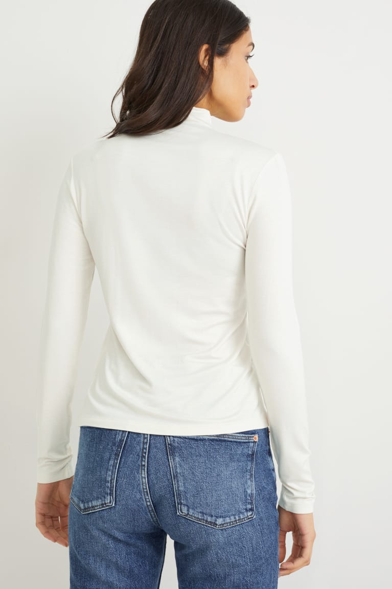 C&A Long Sleeve Naisten Topit Valkoinen | 02WKEXAVR