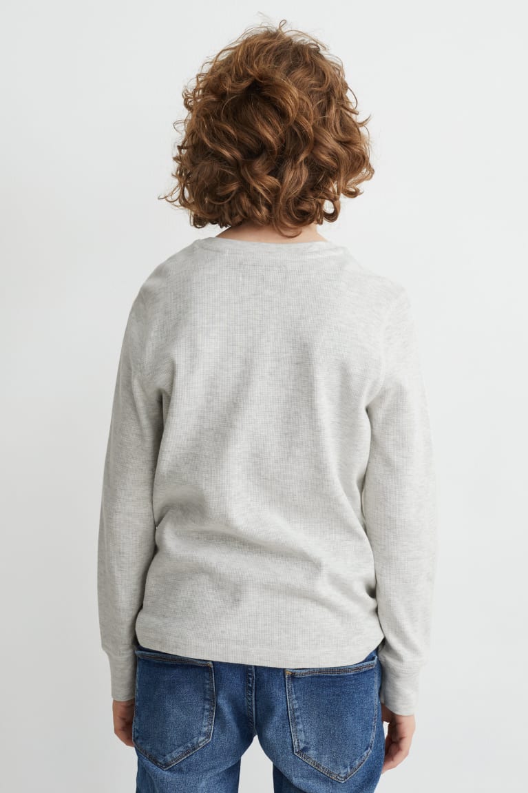 C&A Long Sleeve Poikien Topit Valkoinen | 01DSHJICZ