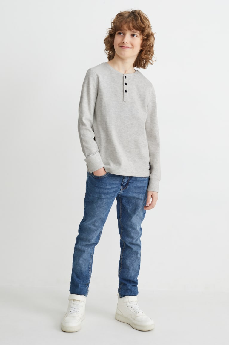 C&A Long Sleeve Poikien Topit Valkoinen | 01DSHJICZ