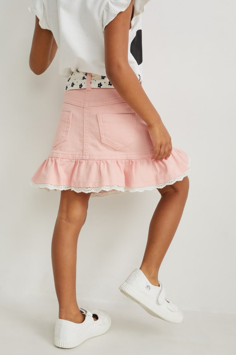 C&A Minnie Mouse Tytön Hameet Pinkki | 35AMTQURK