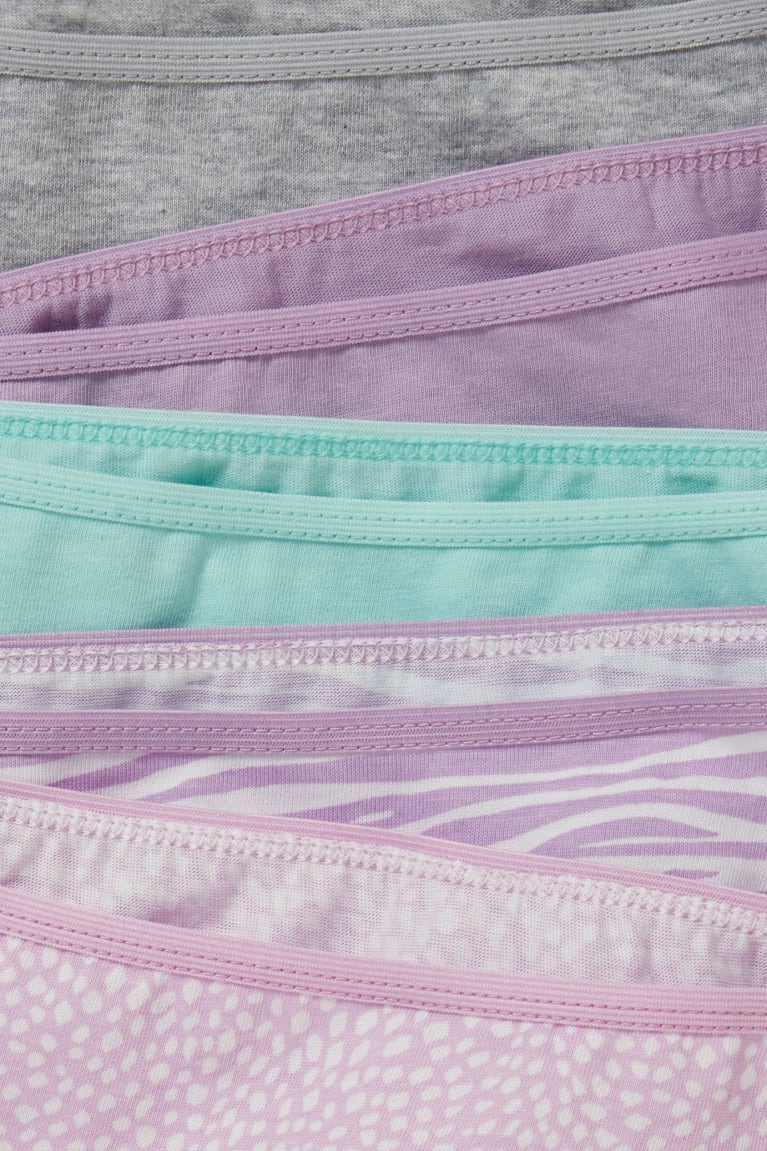 C&A Multipack Of 10 Briefs Organic Puuvilla Tytön Alusvaatteet Vaaleanvioletit | 23TNJZRSX