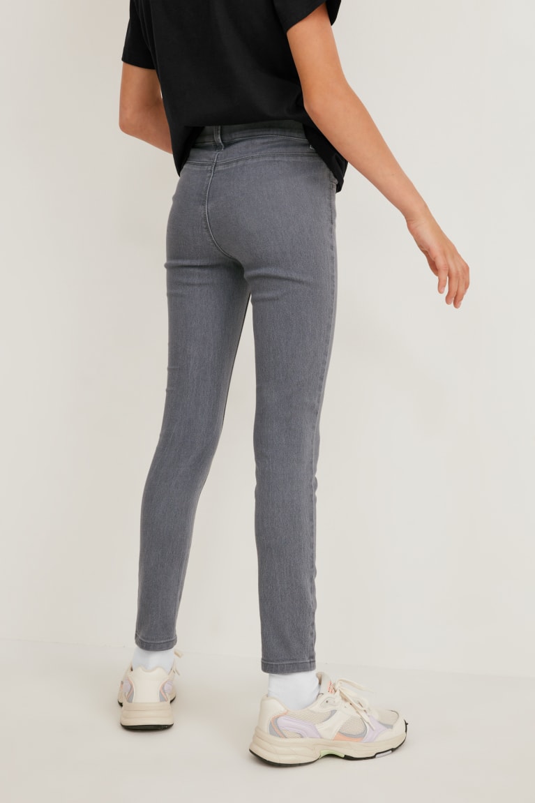 C&A Multipack Of 2 Jegging Tytön Farkut Sininen Vaaleanharmaat | 81QXHGJPO