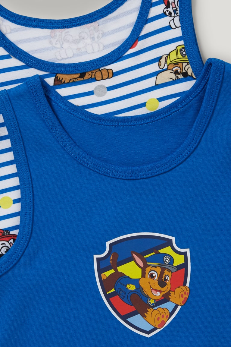 C&A Multipack Of 2 Paw Patrol Vest Organic Puuvilla Poikien Alusvaatteet Tummansininen | 89IYJCFSD