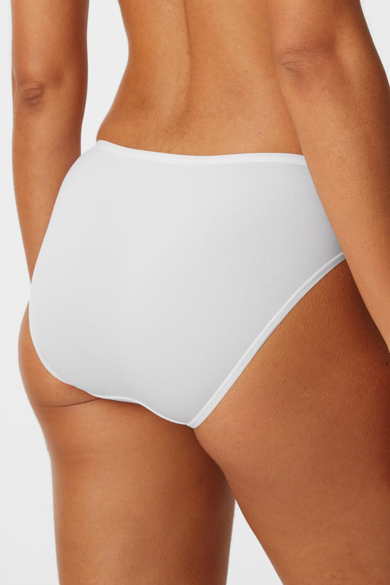 C&A Multipack Of 3 Briefs Naisten Alusvaatteet Valkoinen | 50XLPOGVW