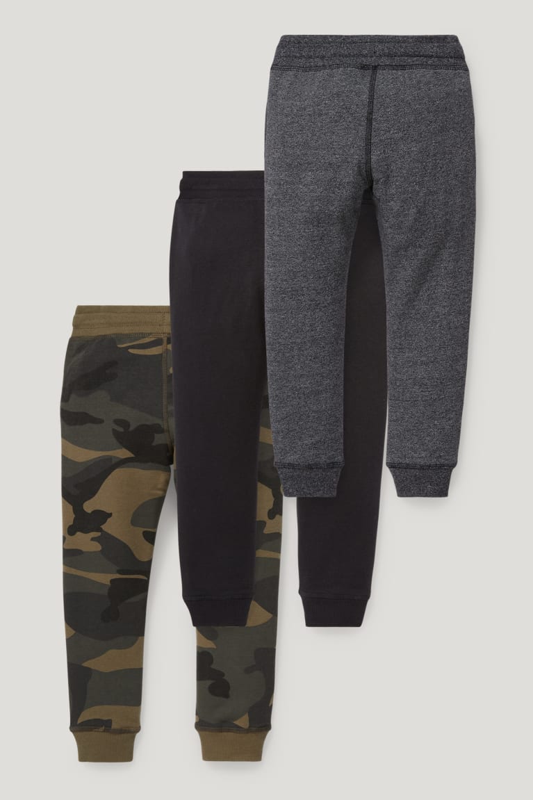 C&A Multipack Of 3 Joggers Poikien Suorat Housut Camouflage | 34GWPXUMS