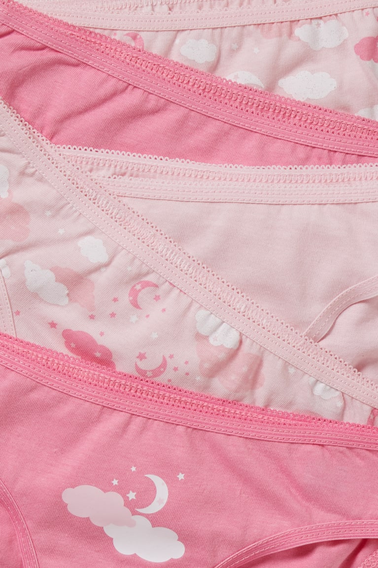 C&A Multipack Of 5 Briefs Organic Puuvilla Tytön Alusvaatteet Pinkki | 51BYPIOAD