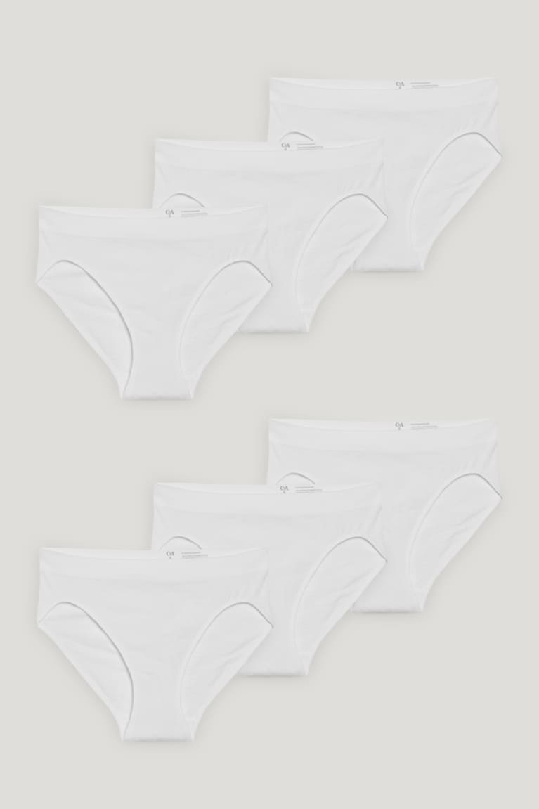 C&A Multipack Of 6 Briefs Seamless Lycra® Naisten Alusvaatteet Valkoinen | 01KTCSDAL