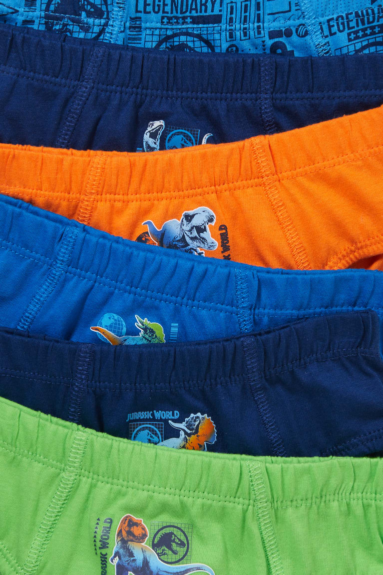 C&A Multipack Of 7 Jurassic World Briefs Organic Puuvilla Poikien Alusvaatteet Vaaleansininen | 31JSOPGUZ