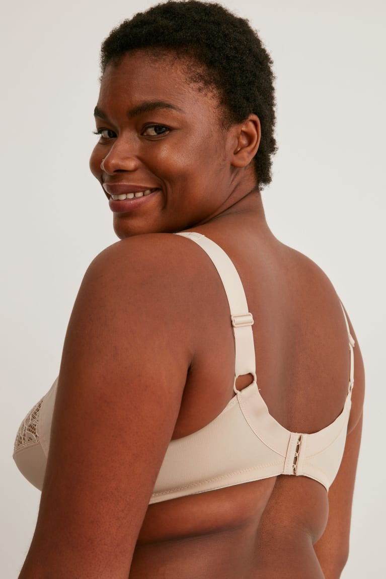 C&A Non-wired Bra Naisten Alusvaatteet Beige | 63DQMFWLH