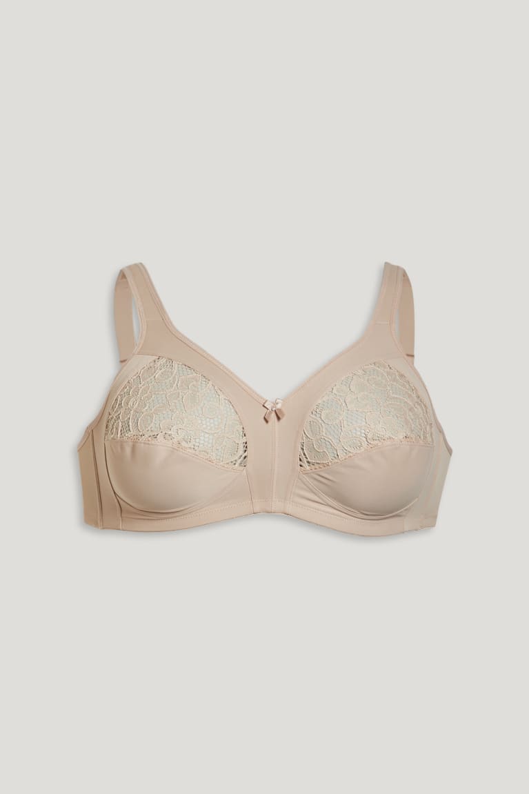 C&A Non-wired Bra Naisten Alusvaatteet Beige | 63DQMFWLH