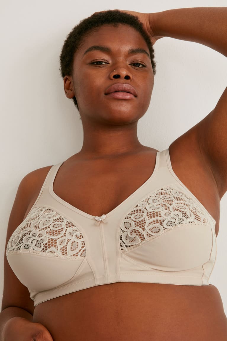 C&A Non-wired Bra Naisten Alusvaatteet Beige | 63DQMFWLH