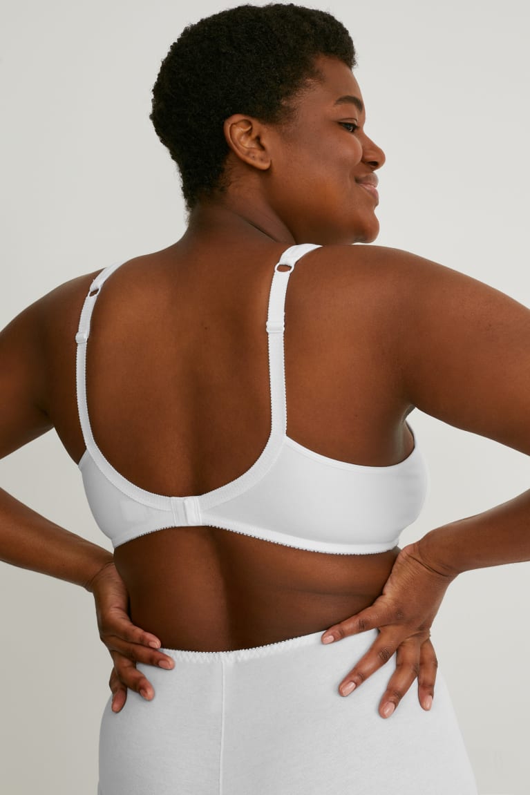 C&A Non-wired Bra Organic Puuvilla Naisten Alusvaatteet Valkoinen | 51ZNQIWVF