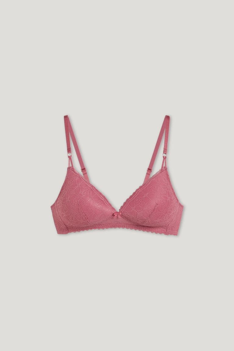 C&A Non-wired Bra Pehmustettu Lycra® Naisten Alusvaatteet Pinkki | 12OQBPUSY