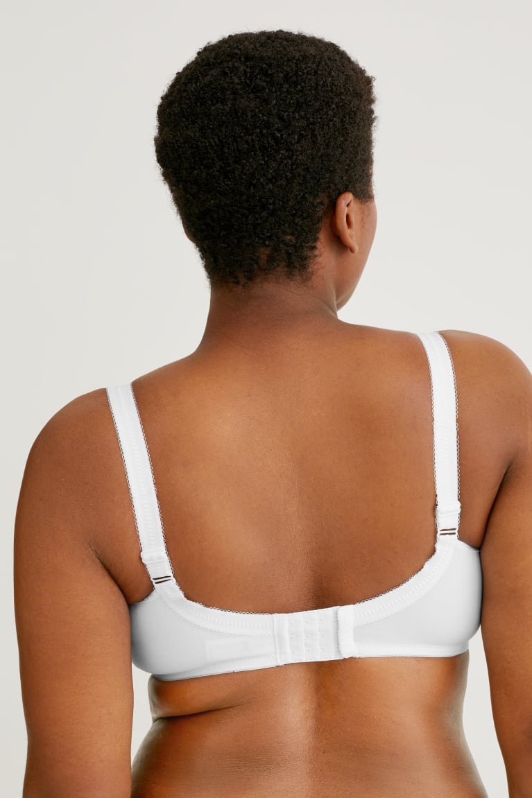 C&A Non-wired Minimiser Bra Organic Puuvilla Naisten Alusvaatteet Valkoinen | 19QLGKZDC