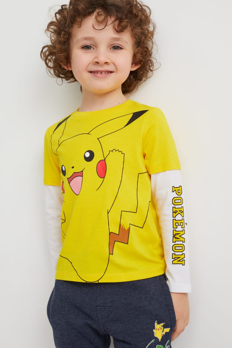 C&A Pokémon Long Sleeve Poikien Topit Keltainen | 24ZOWNPFI