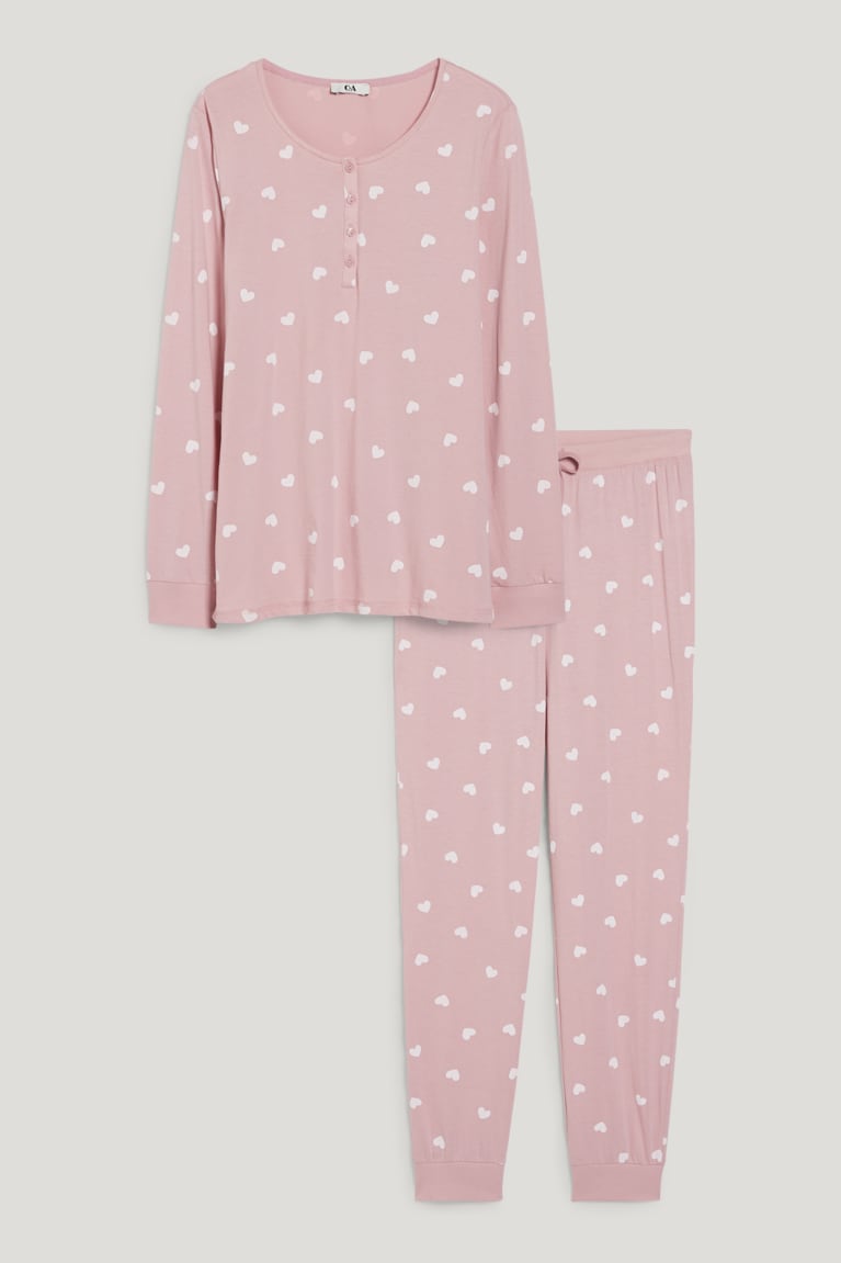 C&A Pyjamas Patterned Naisten Yöasut Pinkki | 46KGSALWB