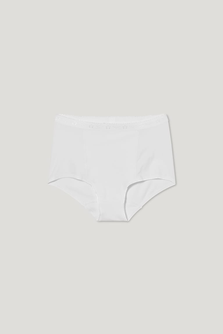 C&A Shaping Briefs Organic Puuvilla Naisten Alusvaatteet Valkoinen | 23YRNQJBT