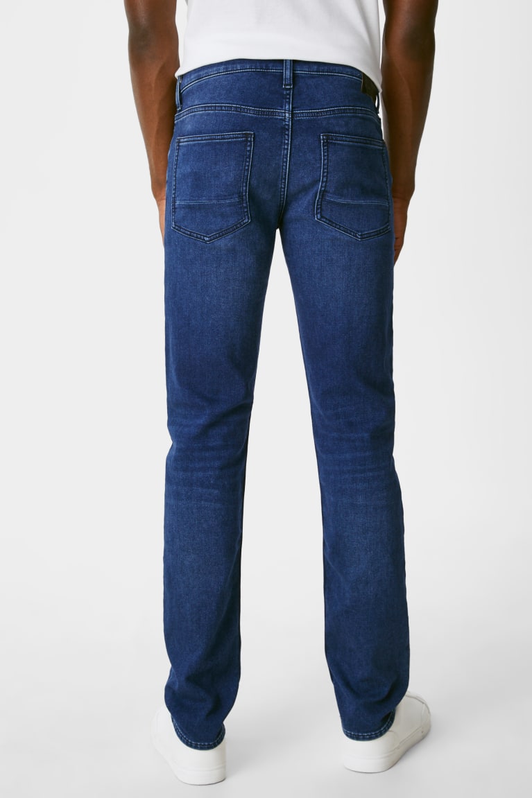 C&A Slim Jog Denim Miesten Farkut Sininen Tummansininen | 96VMZAYNE