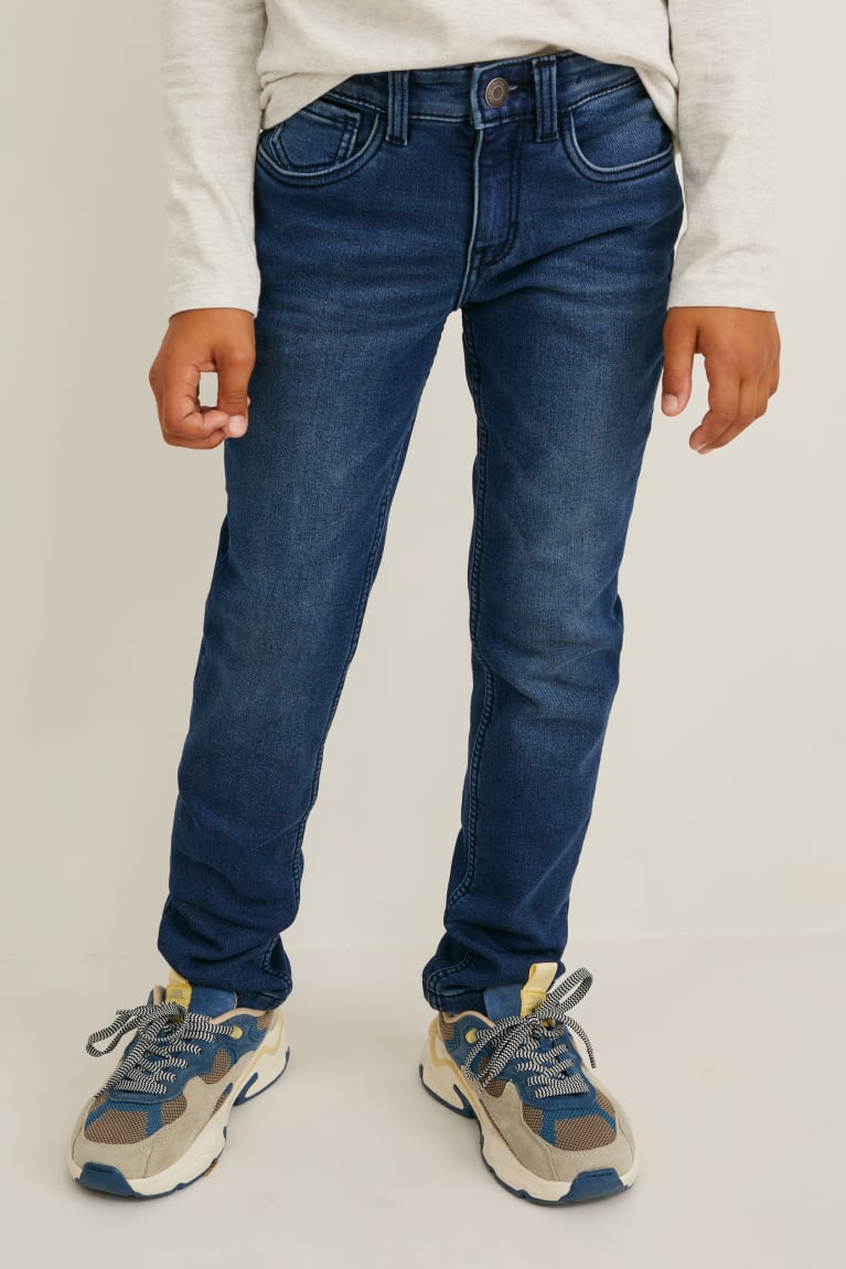 C&A Slim Thermal Jog Denim Poikien Farkut Sininen | 01YHJPZEX