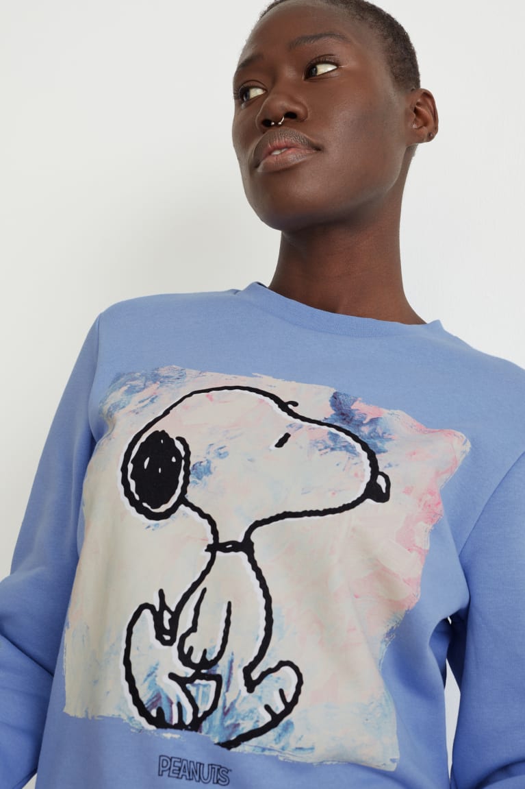 C&A Snoopy Naisten Puserot Vaaleansininen | 37UXFWDTS