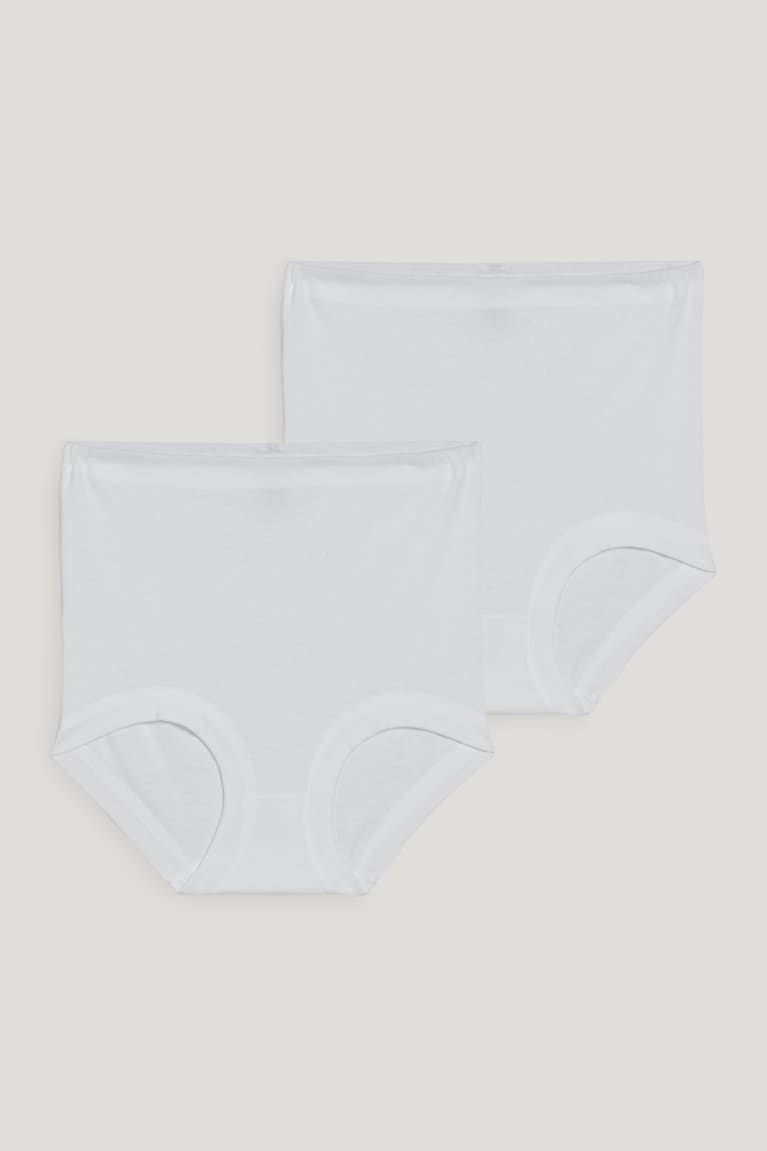 C&A Speidel Multipack Of 2 Briefs Organic Puuvilla Naisten Alusvaatteet Valkoinen | 31GQRAHFB