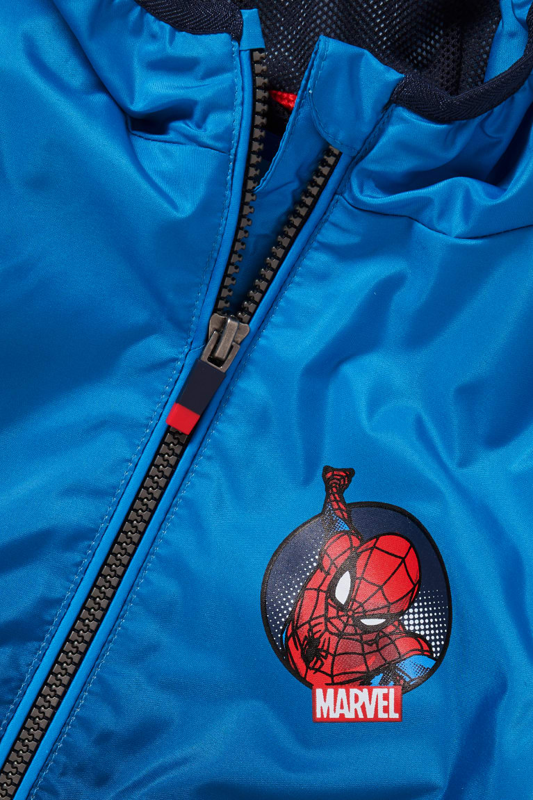 C&A Spider-man With Hood Tytön Takki Sininen | 71SMPFIJO