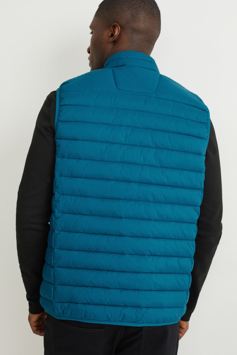 C&A Tikattu Gilet Recycled Miesten Takki Sininen | 68DWYHIVU