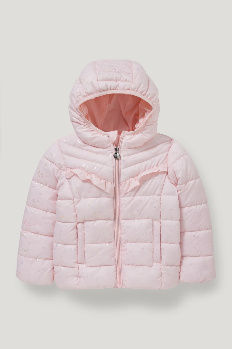 C&A Tikattu With Hood Recycled Tytön Takki Pinkki | 75WAFMRES