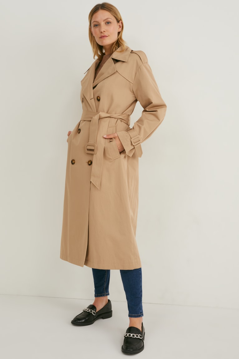 C&A Trench Naisten Takit Harmaat Ruskea | 62XVHBASE