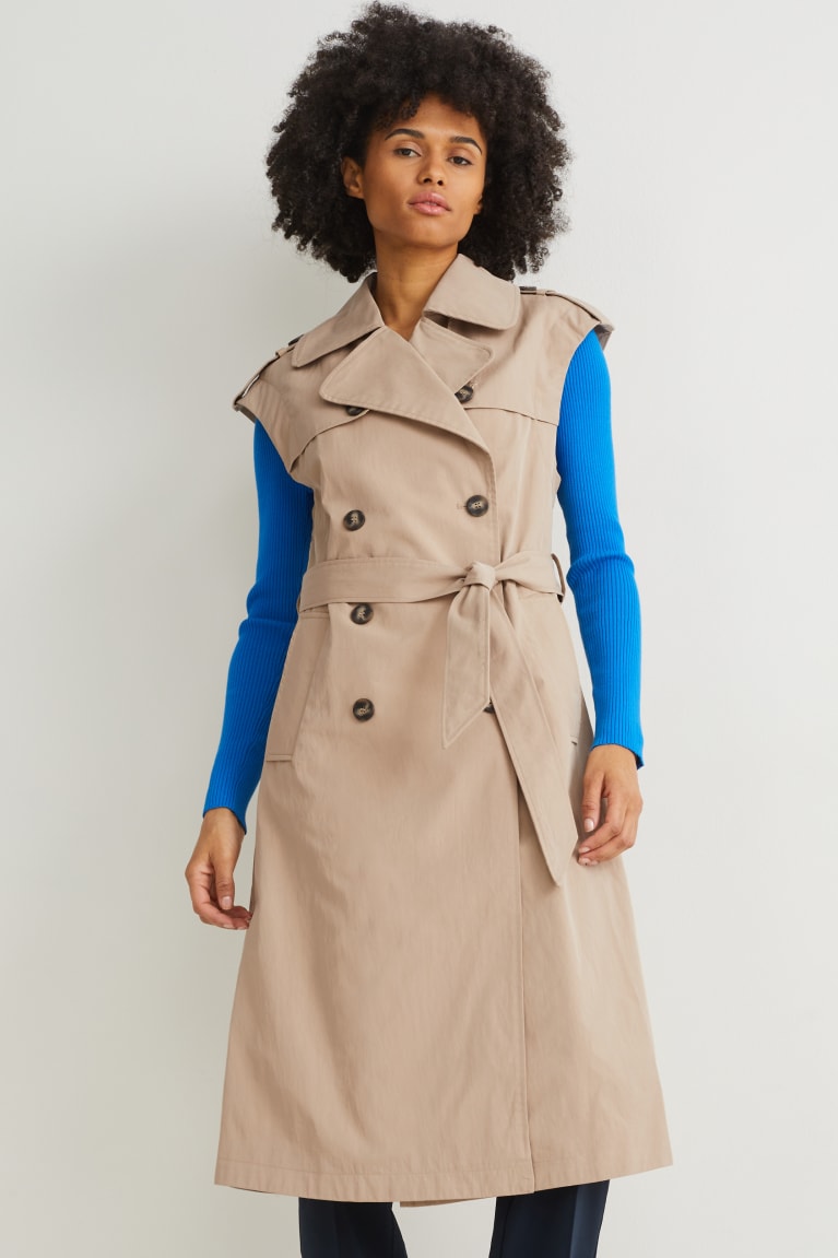 C&A Trench Naisten Takki Beige | 36SWFVYDC