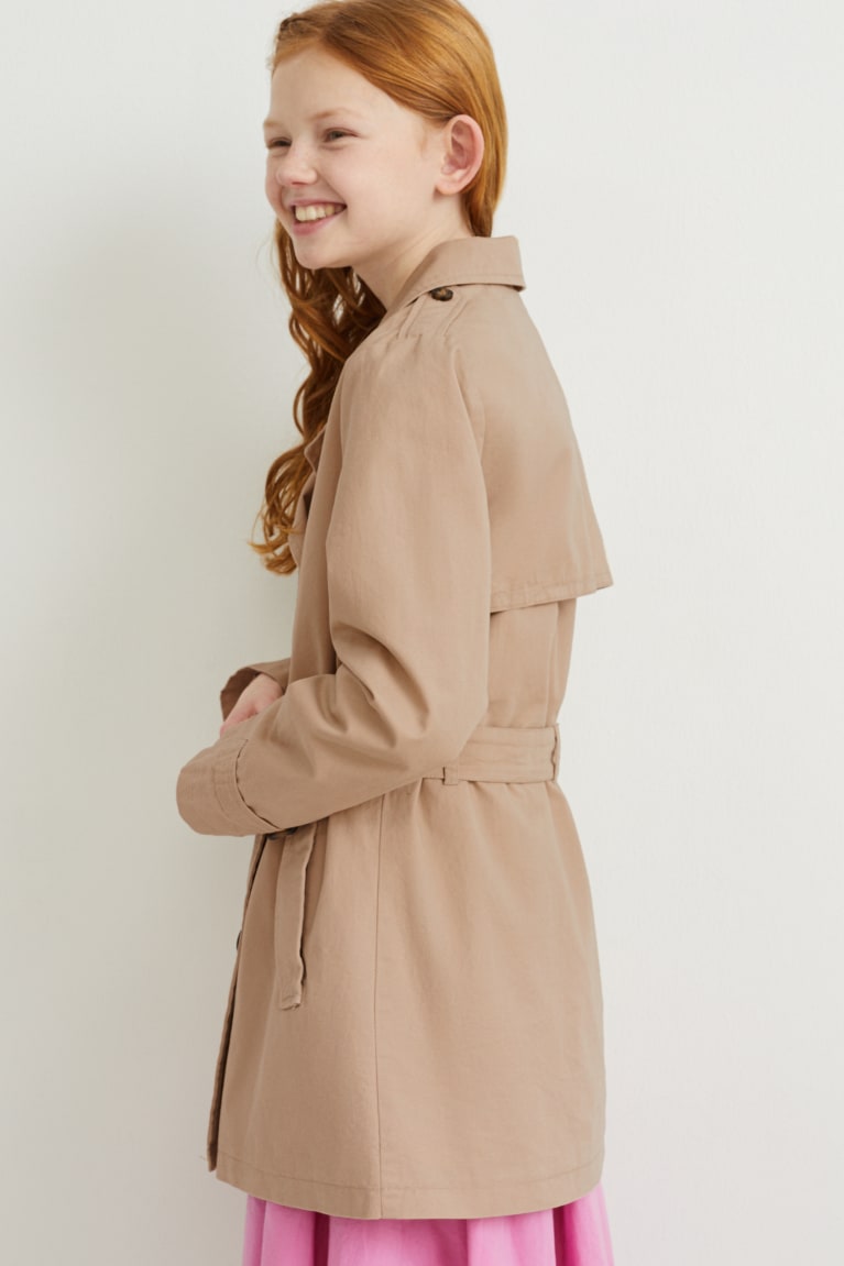 C&A Trench Tytön Takki Beige | 31WDRJUAX