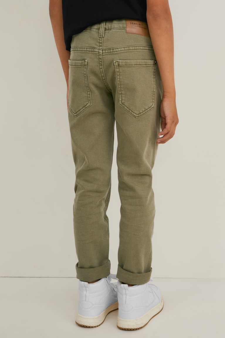 C&A Trousers Poikien Farkut Khaki | 76VQMGKJN