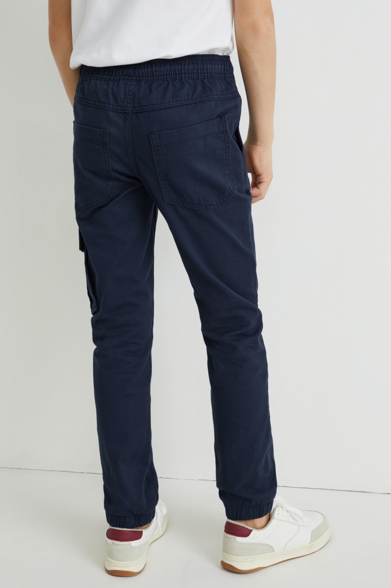 C&A Trousers Poikien Suorat Housut Tummansininen | 06TEANZUH