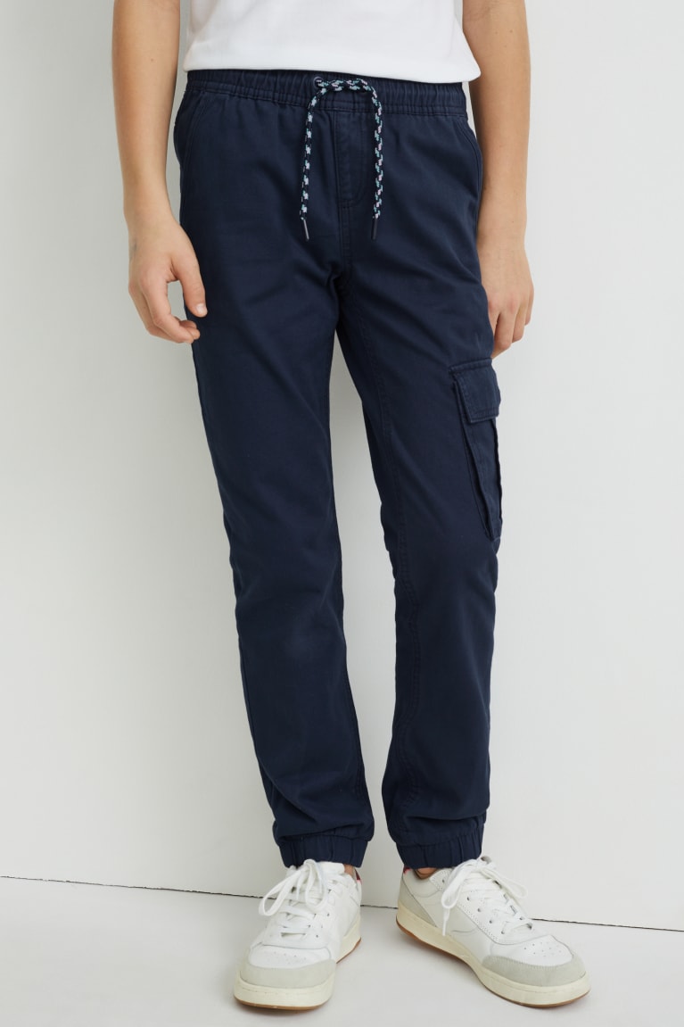 C&A Trousers Poikien Suorat Housut Tummansininen | 06TEANZUH