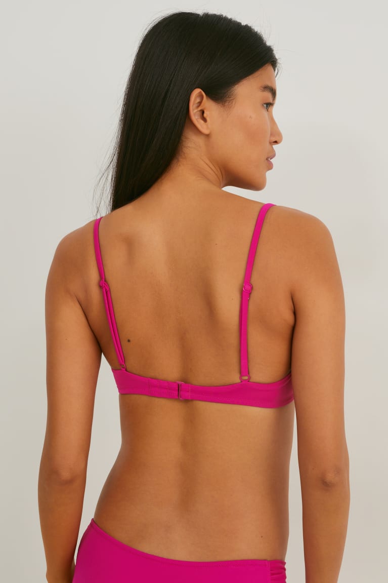 C&A Underwire Bikini Pehmustettu Lycra® Xtra Life™ Naisten Uimapuvut Pinkki | 76JAGOPHZ