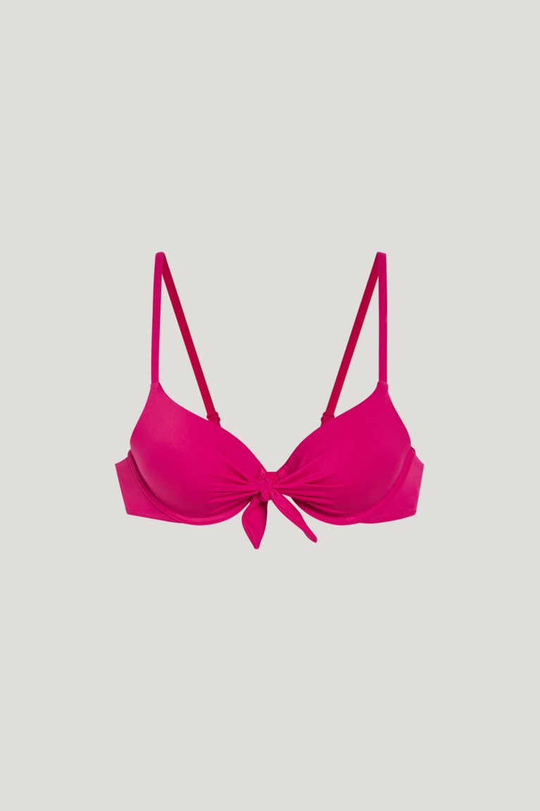 C&A Underwire Bikini Pehmustettu Lycra® Xtra Life™ Naisten Uimapuvut Pinkki | 76JAGOPHZ