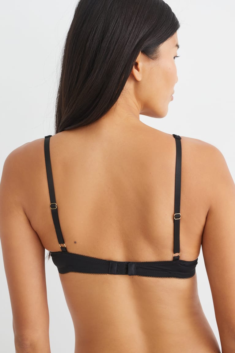 C&A Underwire Bra Demi Pehmustettu Naisten Alusvaatteet Mustat | 18KGXJFQO