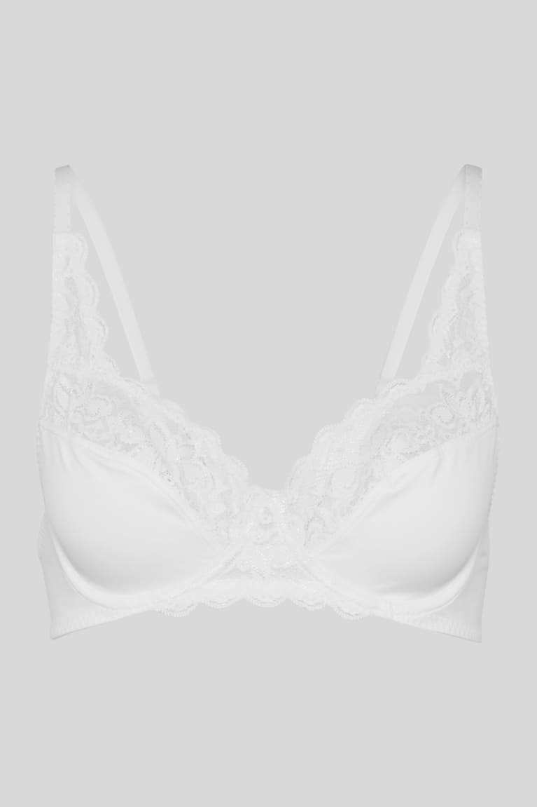 C&A Underwire Bra Full Coverage Naisten Alusvaatteet Valkoinen | 21PBDZJKR