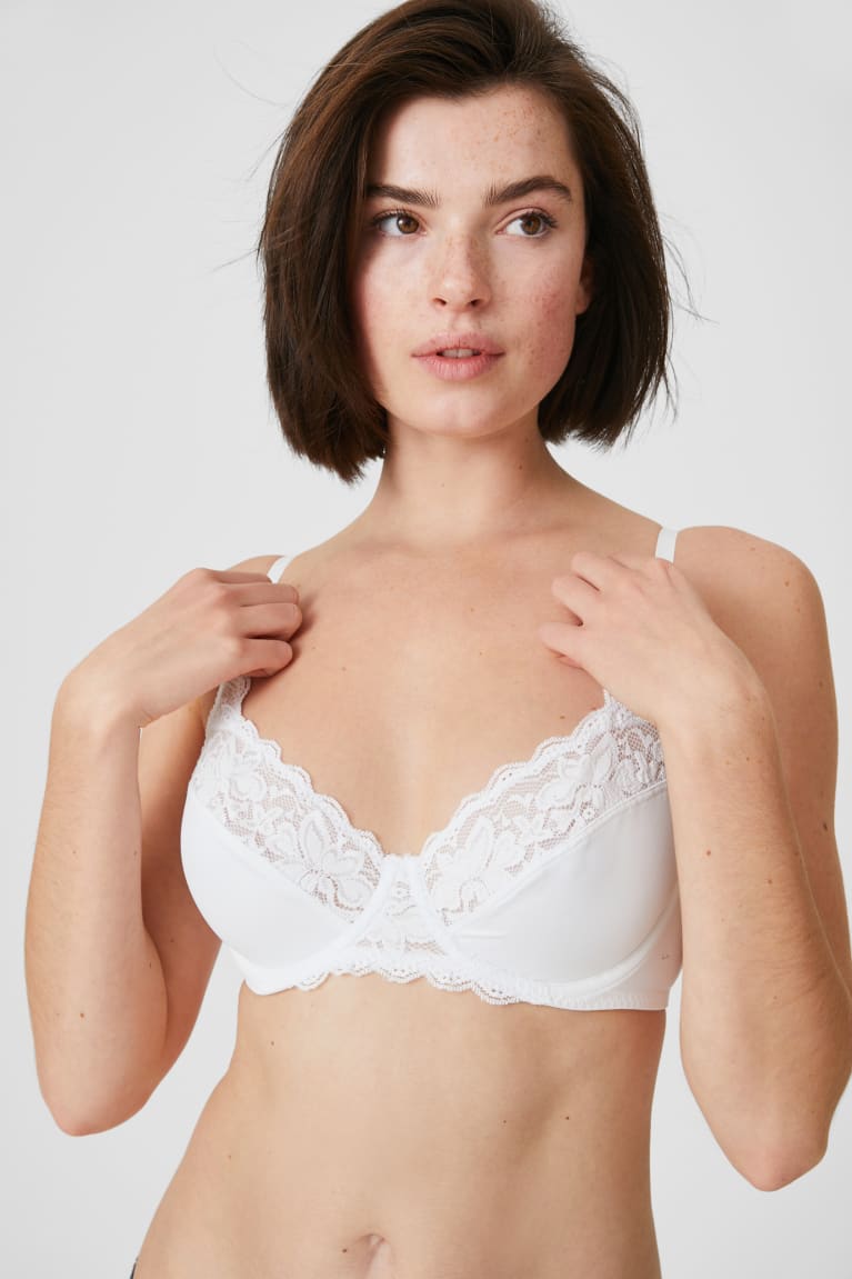 C&A Underwire Bra Full Coverage Naisten Alusvaatteet Valkoinen | 21PBDZJKR