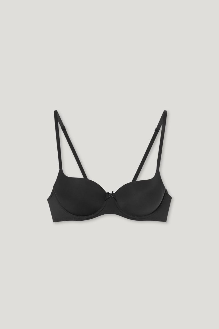 C&A Underwire Bra Full Coverage Pehmustettu Naisten Alusvaatteet Mustat | 90RVGEUBA