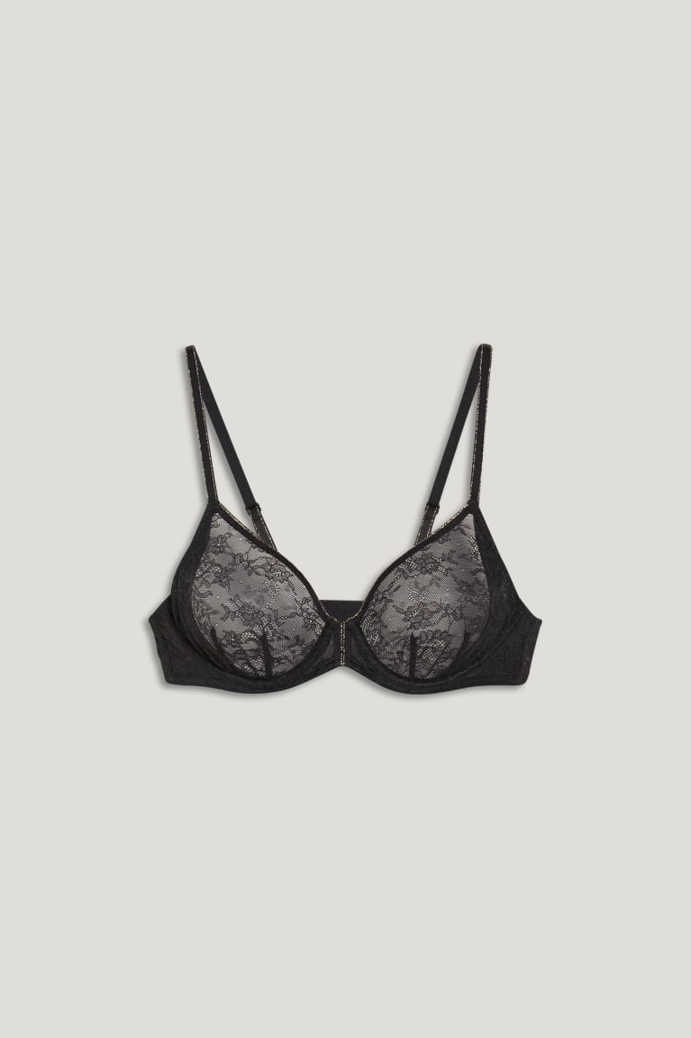 C&A Underwire Bra Naisten Alusvaatteet Mustat | 78EZATYNC