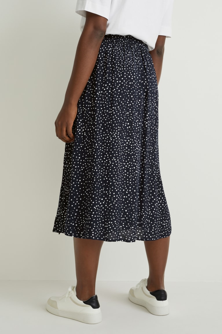 C&A With Livaeco™ Fibres Polka Dot Naisten Hameet Tummansininen | 32TDFJWLK